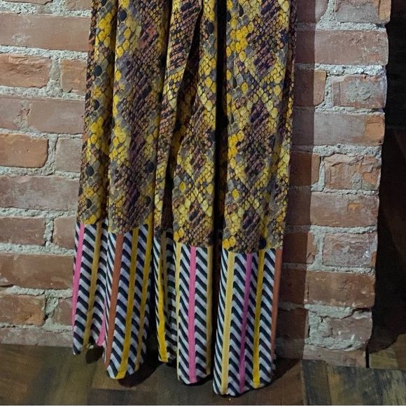 Anthropologie BLA^NK London Colorful Patterned Women's Jumpsuit Sleeveless LONG - Picture 14 of 14